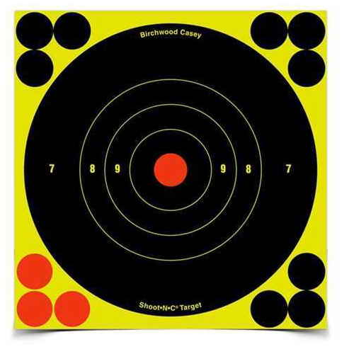 Birchwood Casey Shoot-N-C Targets: Bulls-Eye 5.5" Round (Per 60) 34550