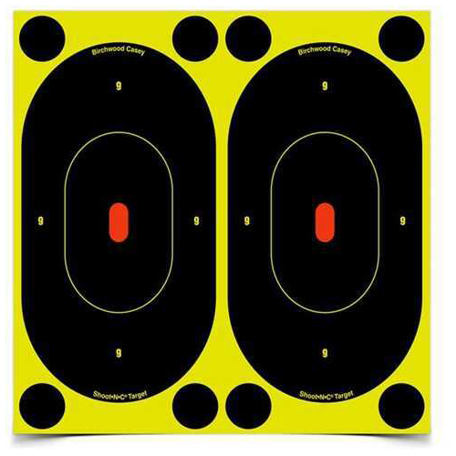 Birchwood Casey Shoot-N-C Targets: Silhouette 7" Oval (Per 12) 34710