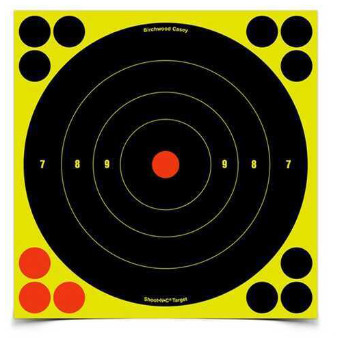 Birchwood Casey Shoot-N-C Targets: Bulls-Eye 8" Round (Per 6) 34805-img-0