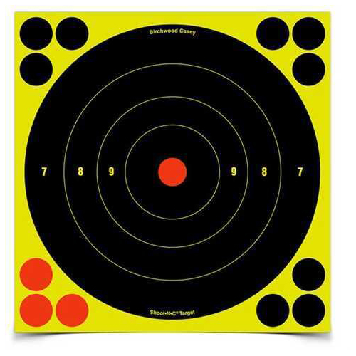 Birchwood Casey Shoot-N-C Targets: Bulls-Eye 8" Round (Per 30) 34825