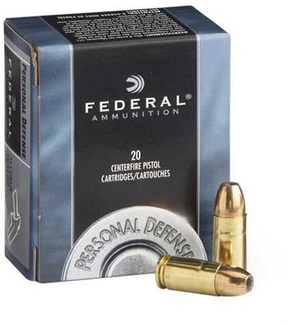 9mm Luger 20 Rounds Ammunition Federal Cartridge 115 Grain Hollow Point