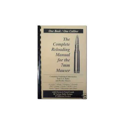 Loadbooks USA 8 x 57 mm (8mm) Mauser Reloading Manual