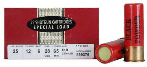 12 Gauge 25 Rounds Ammunition Kent Cartridges 2 1/2" 1 oz Lead #6