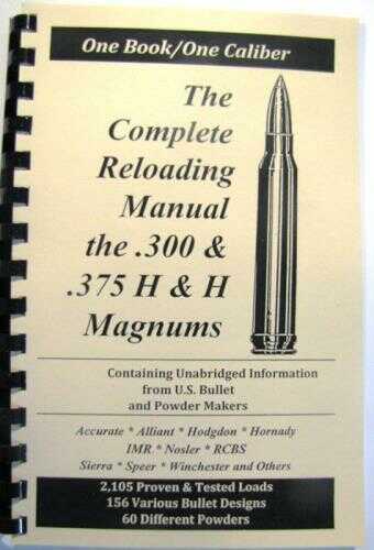 Loadbooks USA<span style="font-weight:bolder; "> 300</span> & 375 <span style="font-weight:bolder; ">H&H </span>Magnum Reloading Book Md: LB300375HHM