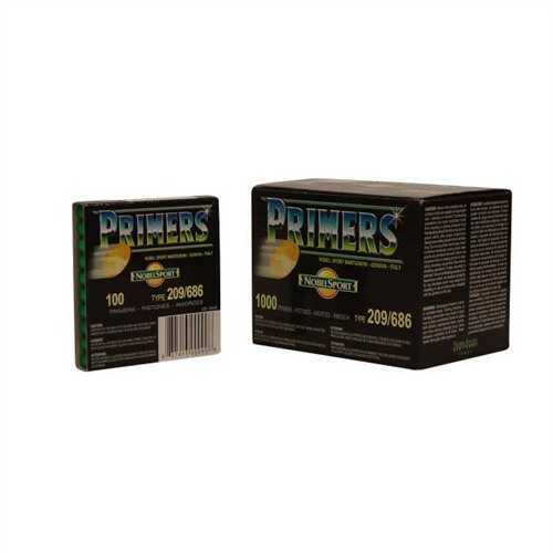 Click to see larger image. Nobel Sport #209 Primers per 1000