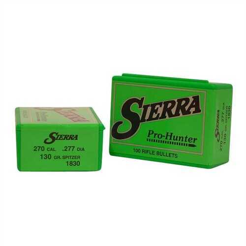 Sierra Pro-Hunter 270 Caliber 130 Grains SPT Bullets (Per 100) 1830