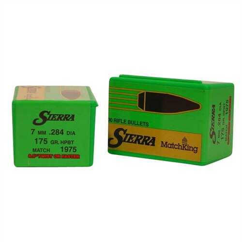 Sierra 7mm/284 Caliber 175 Grains HPBT MatchKing (Per 100) 1975