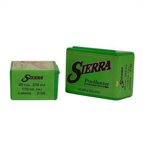 Sierra 30 Caliber 110 Grains FMJ (Per 100) 2105