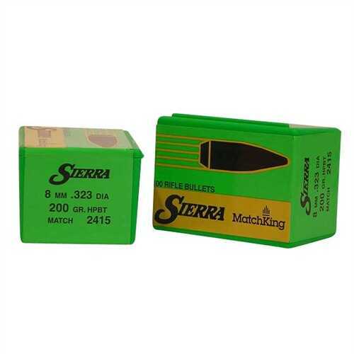 Sierra 8mm 200 Grains HPBT Match (Per 100) 2415