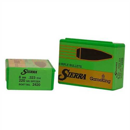 Sierra Bullets, 8mm 220 Grains SBT - Brand New In Package