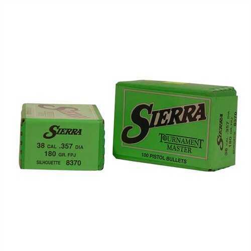 Sierra 38 Caliber 180 Grains FPJ Match (Per 100) 8370