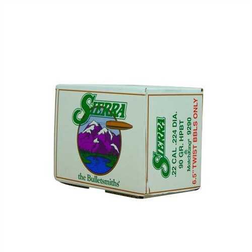 Sierra 22 Caliber (.224) 90 Grains HPBT (Per 500) 9290