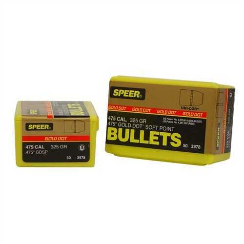 Click to see larger image. Speer 475 Caliber 325 Grains GDSP (Per 50) 3978