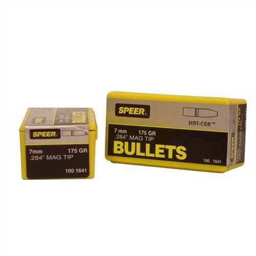CCI Speer Hot-Cor 7mm (284 Diameter) 175 Grain Mag-Tip Reloading Bullets, 100 Per Box
