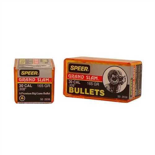 Speer 30 Caliber 165 Grains SP Grand Slam (Per 50) 2038