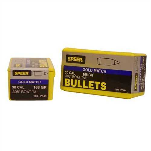 Speer 30 Caliber 168 Grains Match HP BT (Per 100) 2040