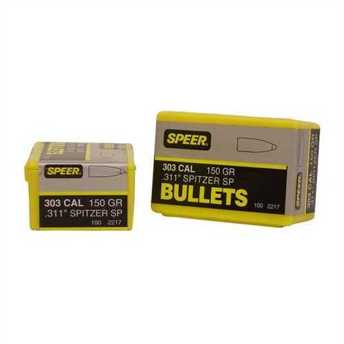 Speer 303 Caliber 150 Grains Spitzer SP (Per 100) 2217