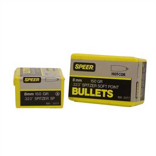 Speer 8mm 150 Grains Spitzer SP (Per 100) 2277