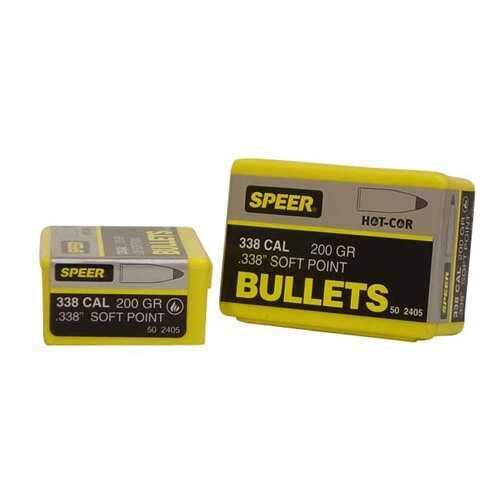 Speer 338 Caliber 200 Grains Spitzer SP (Per 50) 2405