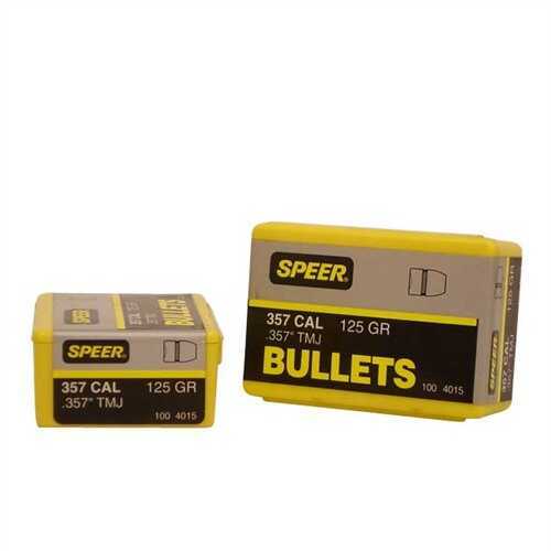 Speer 38/357 Caliber (Per 100) 125 Grains TMJ 4015