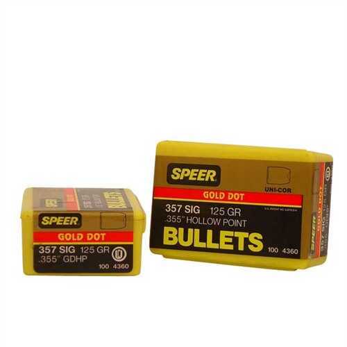 Speer 357 Sig 125 Grains GD HP (Per 100) 4360