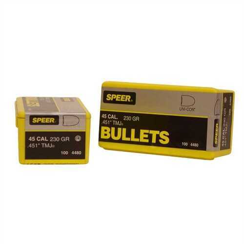 Speer 45 Caliber 230 Grains TMJ (Per 100) 4480