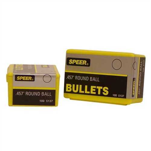 Speer Lead Round Balls .457 144 Grains (Per 100) 5137