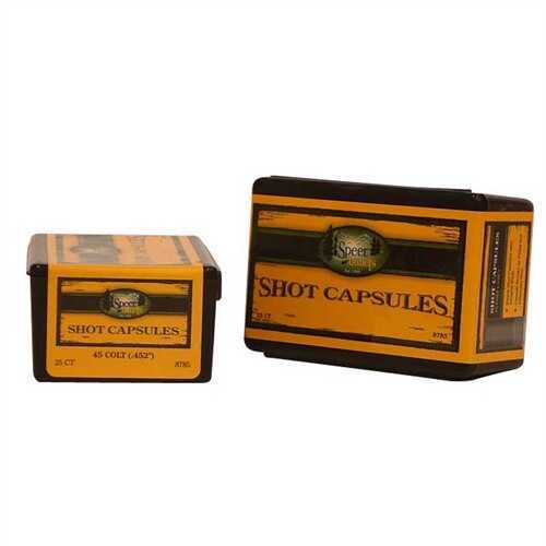 Speer Bullet 45 Empty Shotshell Capsules 25/Bx