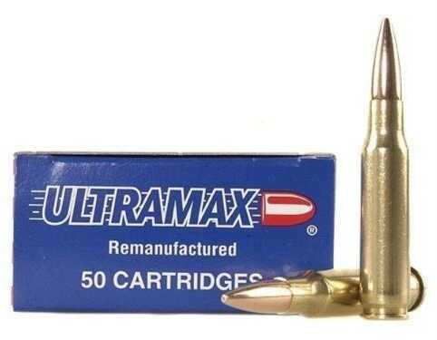 Ultramax Ammo 308 Winchester 168 Grain Jacketed Hollow Point Ammunition, 60 Rounds