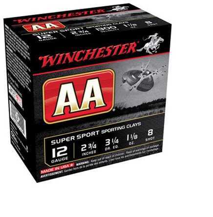 12 Gauge 25 Rounds Ammunition Winchester 2 3/4" 1 1/8 oz Lead #9