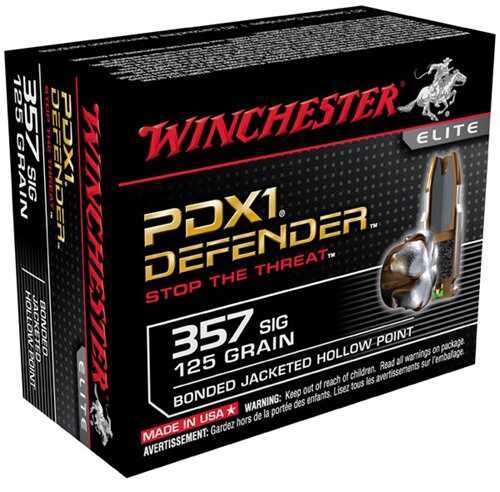 357 Sig 20 Rounds Ammunition Winchester 125 Grain Soft Point