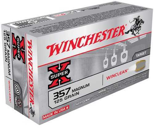 357 Magnum 50 Rounds Ammunition Winchester 125 Grain Soft Point