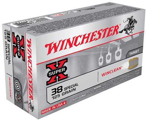 38 Special 50 Rounds Ammunition Winchester 125 Grain Soft Point