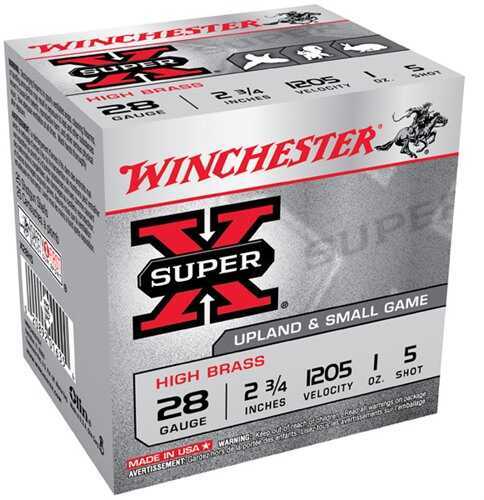 28 Gauge 25 Rounds Ammunition Winchester 2 3/4" 1 oz Lead #5