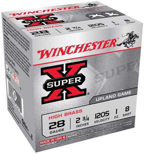 28 Gauge 25 Rounds Ammunition Winchester 2 3/4" 1 oz Lead #8