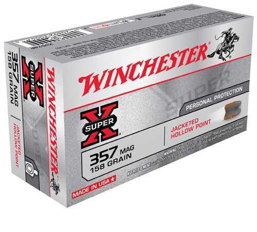 357 Magnum 50 Rounds Ammunition Winchester 158 Grain Hollow Point