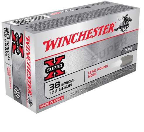 38 Special 50 Rounds Ammunition Winchester 158 Grain Lead