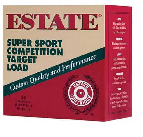 Estate 20 Gauge 2 3/4" 7/8 oz Lead #8 25 Rounds Ammunition