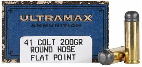 41 Long Colt 50 Rounds Ammunition Ultramax 200 Grain Lead