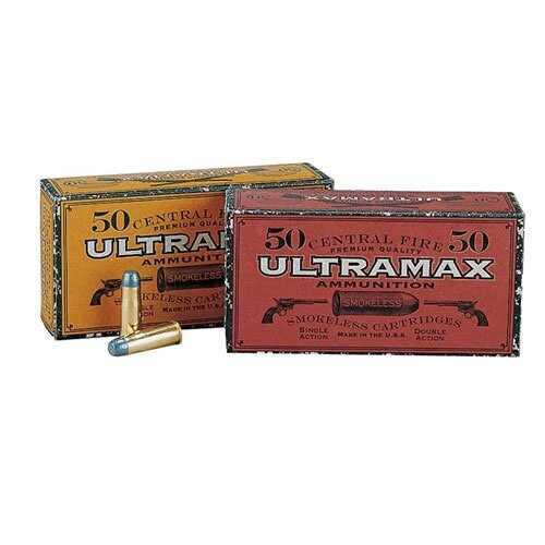 Ultramax 38 Long Colt, 158 Grains, Lead Round Nose Flat Point, Per 50 Md: CB38C1