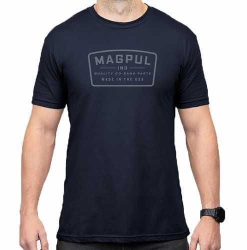 Magpul Industries Go Bang Parts Cotton T-Shirts Navy Small Model: MAG1111410S
