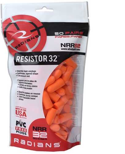 Resistor 32 Disposable Foam EARPLUGS