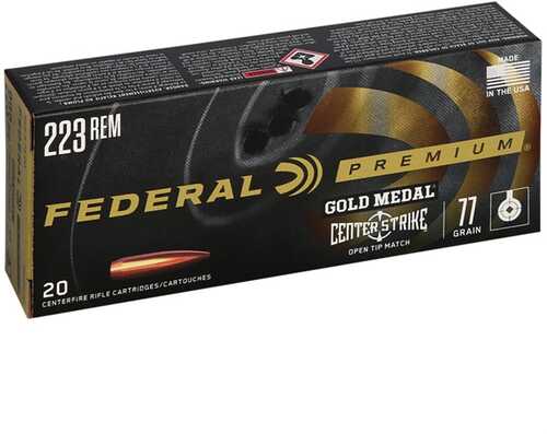 Gold Medal Premium CENTERSTRIKE <span style="font-weight:bolder; ">223</span> Remington Rifle Ammo
