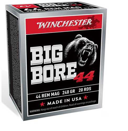 Big Bore 44 Remington Magnum JSP Handgun Ammo