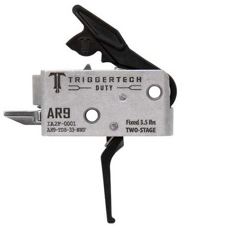 TriggerTech Ah9TDB33NNF Duty Flat Two-Stage 3.50 Lbs Draw Weight Fits AR-9