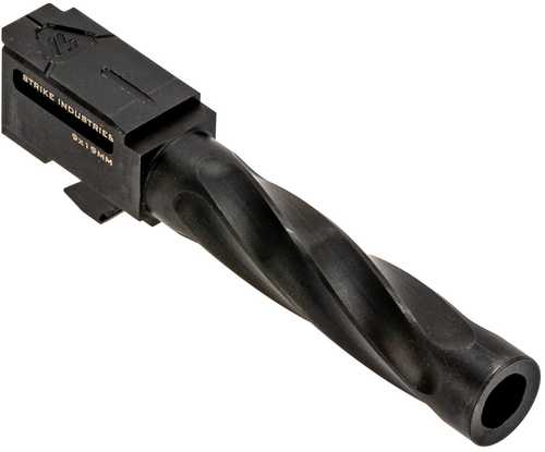 Strike Industries ARK Barrel for Glock 19, Gen 3-5, 9mm Luger, Stainless Steel, Black Nitride