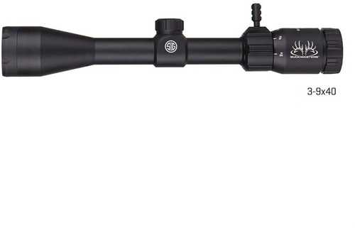 Sig Sauer Buckmasters 1" 3-9x40mm SFP BDC .25 MOA Black