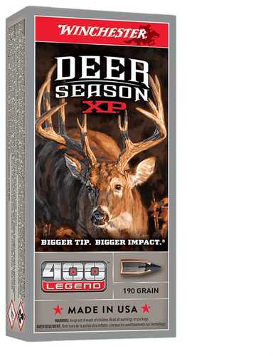Winchester Ammo X400DS Deer Season XP 400Legend 190Gr 20 Per Box/10 Case