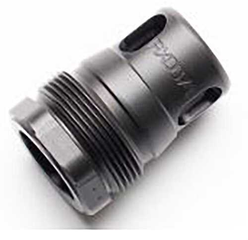 Dead Air RXD674 XRF Xeno Rimfire Muzzle Brake Black Nitride 17-4Ph Stainless Steel 1/2"X28 Threads 1.16" OAL 0.81" Diame