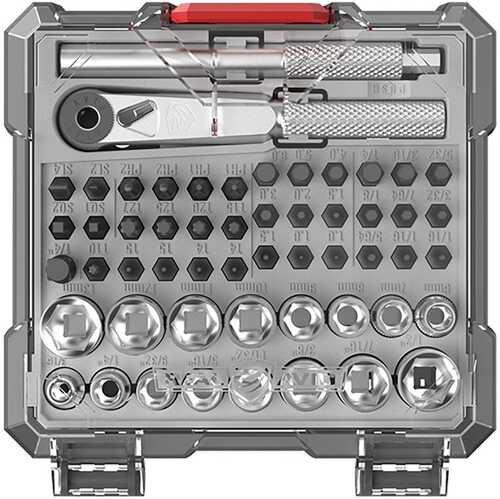 X3 Driver Socket & Gunsmithing Bit Set 52-Piece